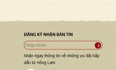 Làm sao để biết khi Hồng Lam có chương trình ưu đãi?